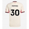 Camisa de Futebol Liverpool Jeremie Frimpong #30 Equipamento Secundário 2025-26 Manga Curta